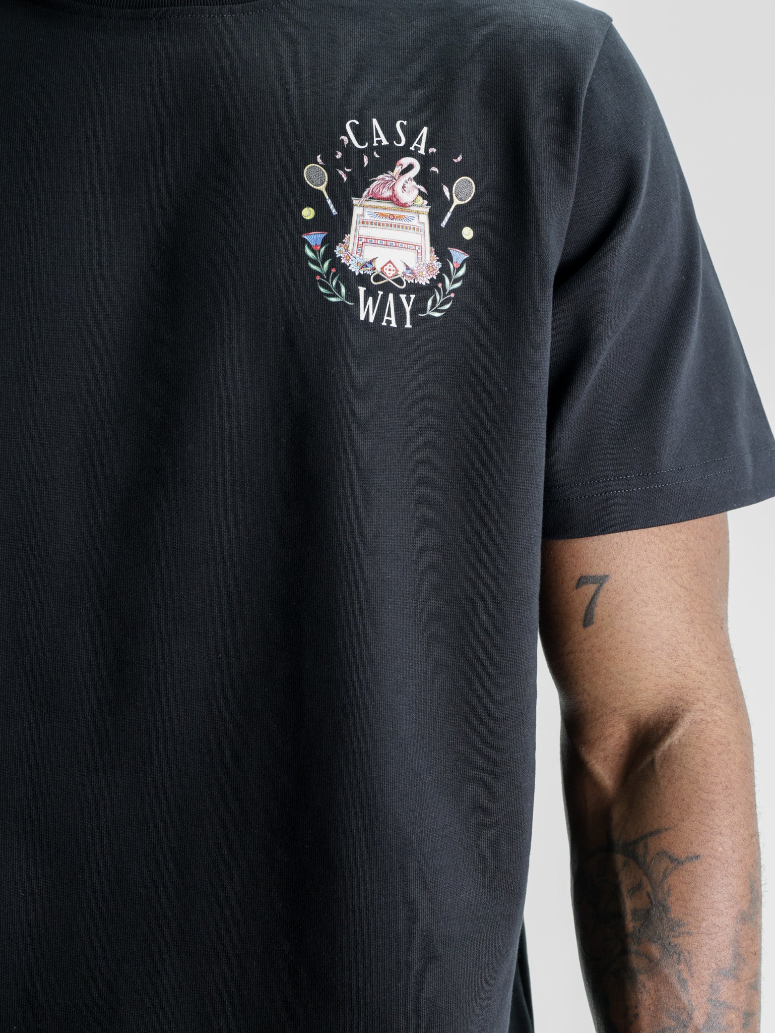 Casablanca Classic T-Shirt Casaway Black