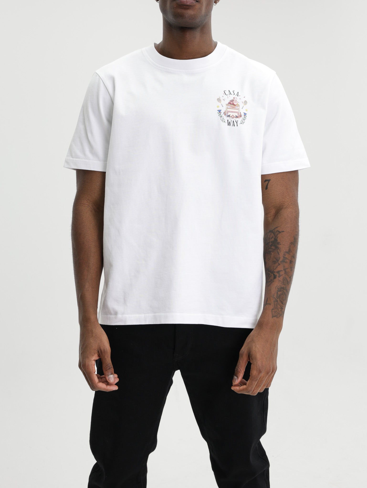 Casablanca Classic T-Shirt Casaway White