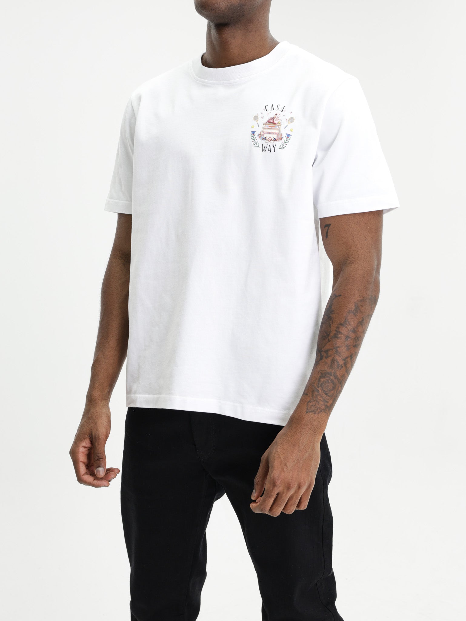 Casablanca Classic T-Shirt Casaway White