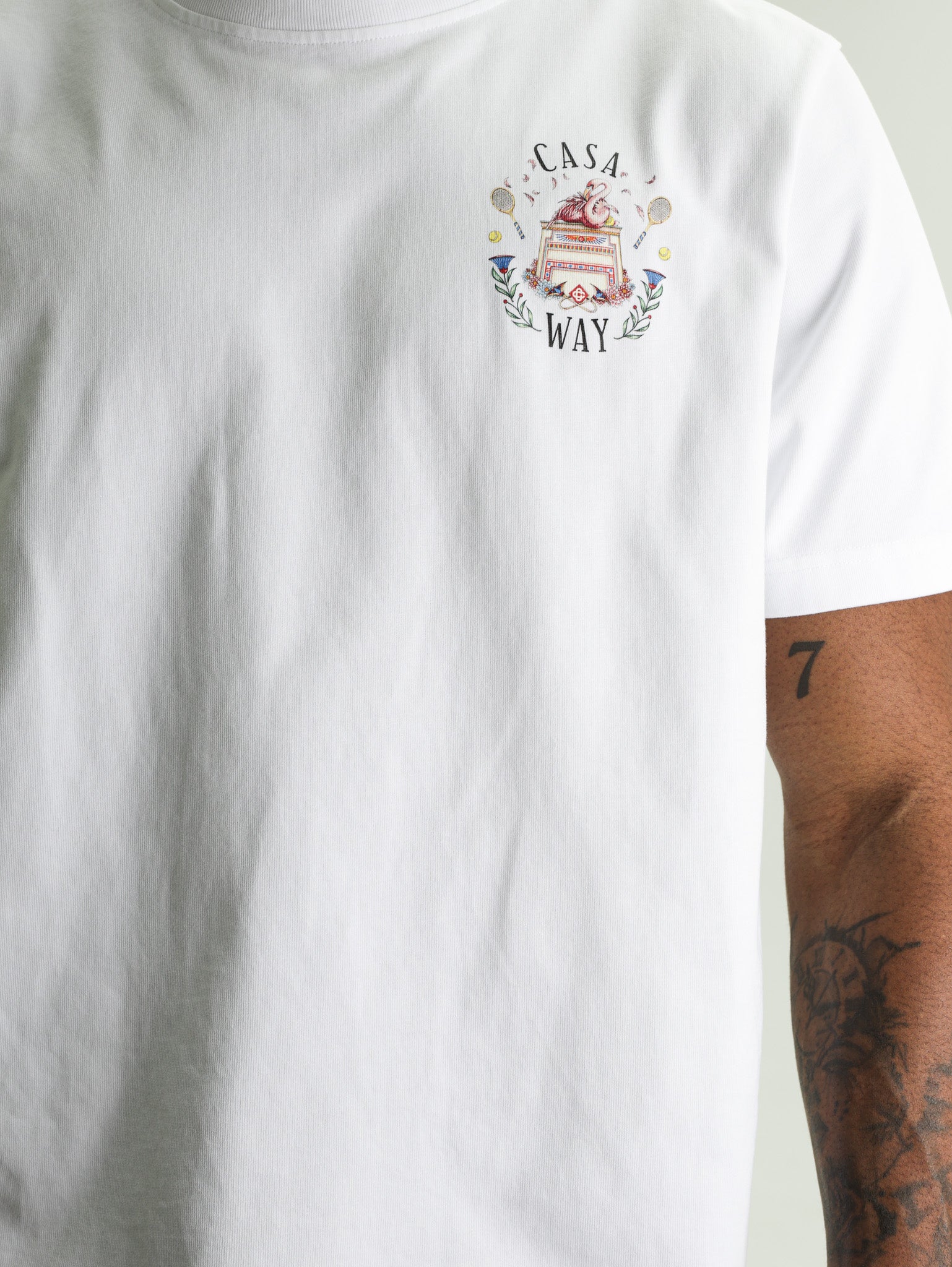 Casablanca Classic T-Shirt Casaway White