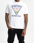 Casablanca Tennis Club Icon Printed Classic T-Shirt White