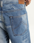 Kenzo Pants Bleached Blue Stone  Denim