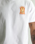 Casablanca Hermons Mirage Arch Printed Classic T-Shirt White
