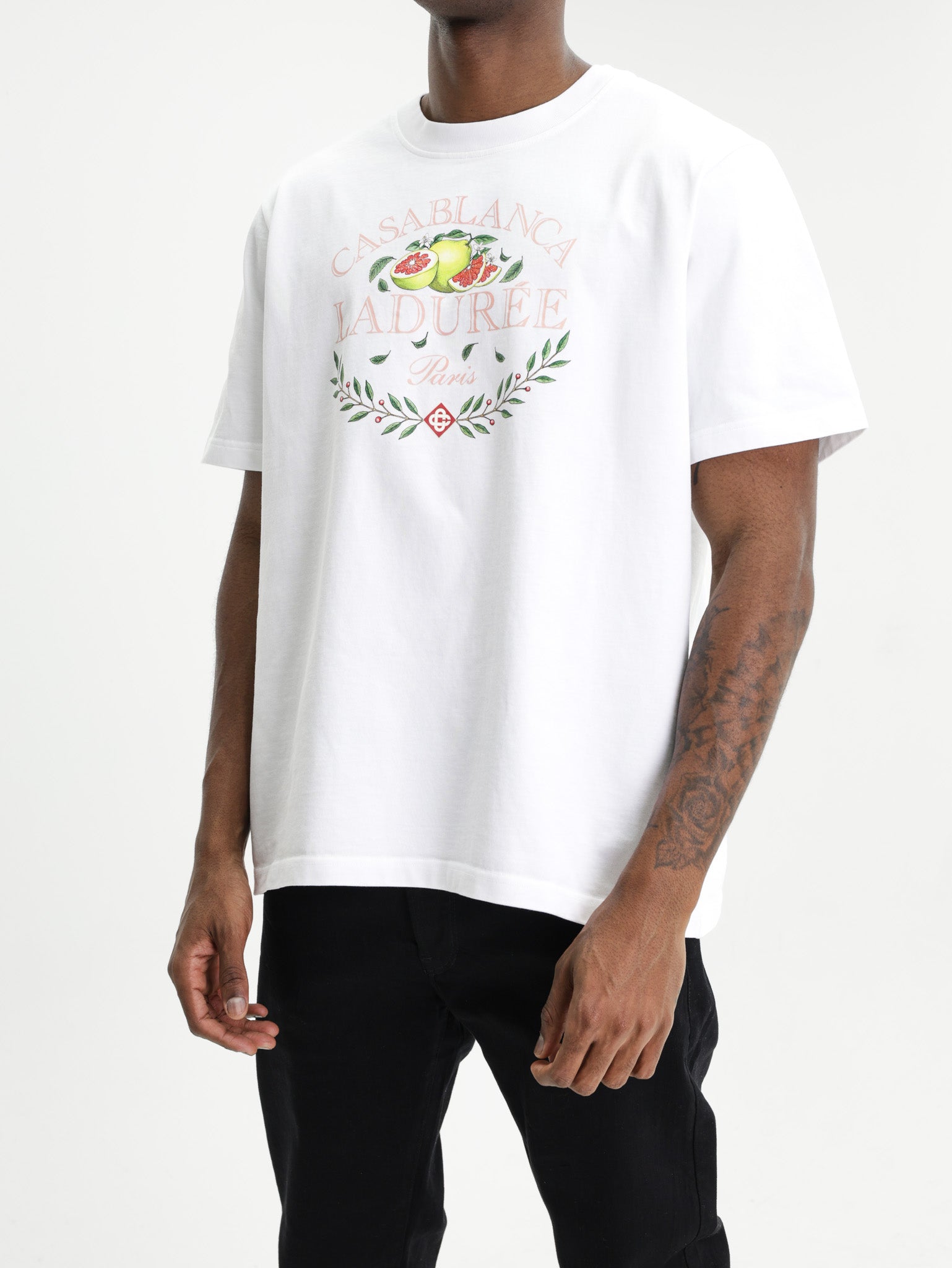 Casablanca Laduree Classic T-Shirt White