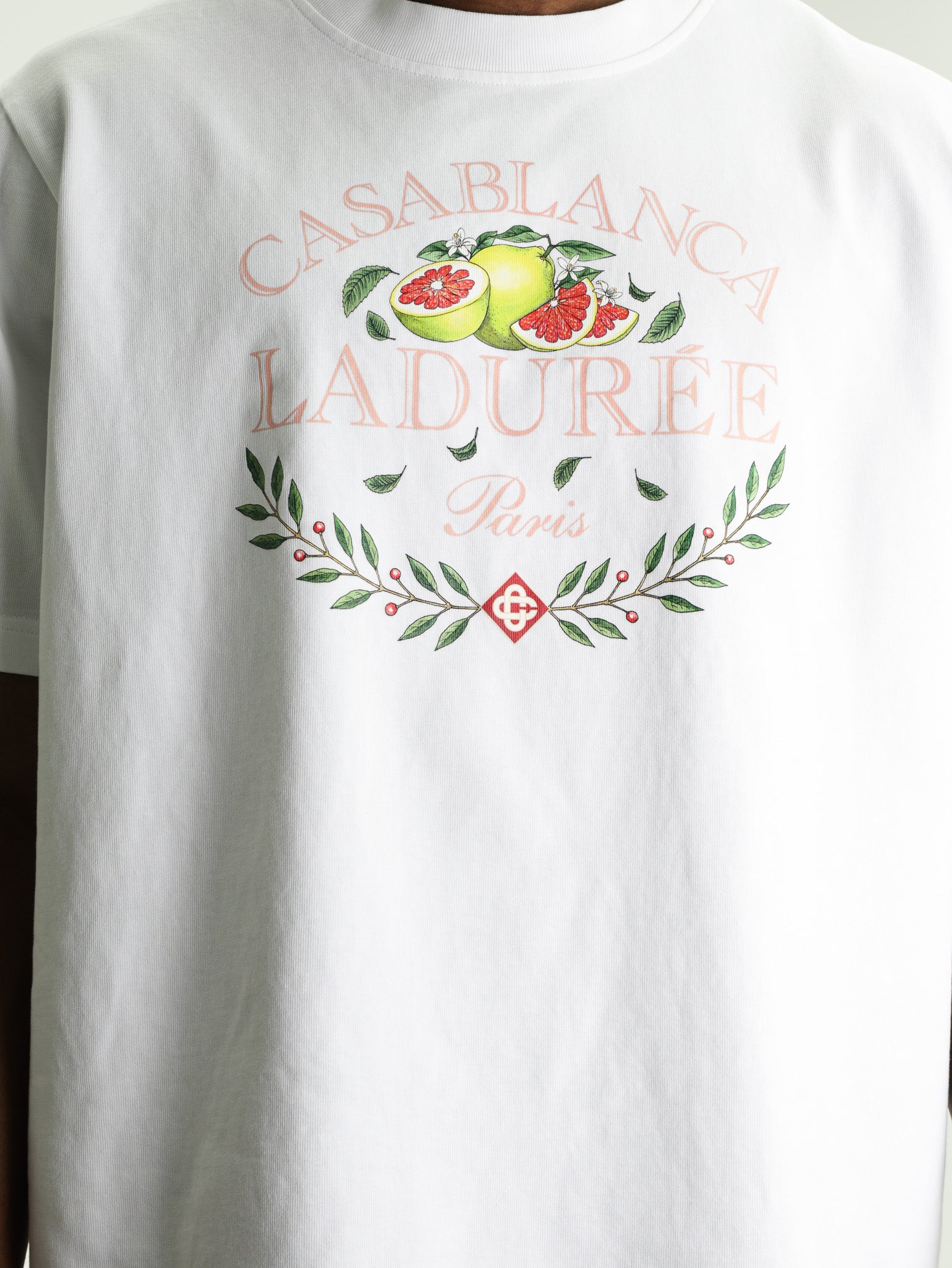 Casablanca Laduree Classic T-Shirt White