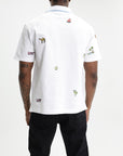 Casablanca Quarter Zip Embroidered Golfer White