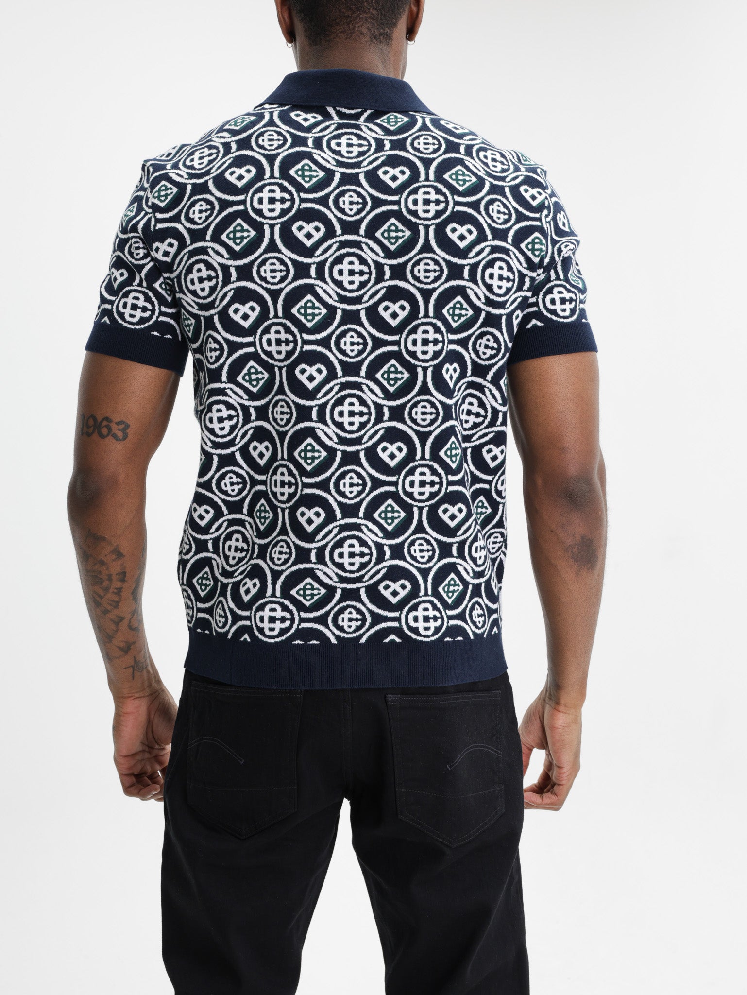Casablanca Monogram Golfer Black
