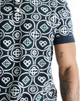 Casablanca Monogram Golfer Black