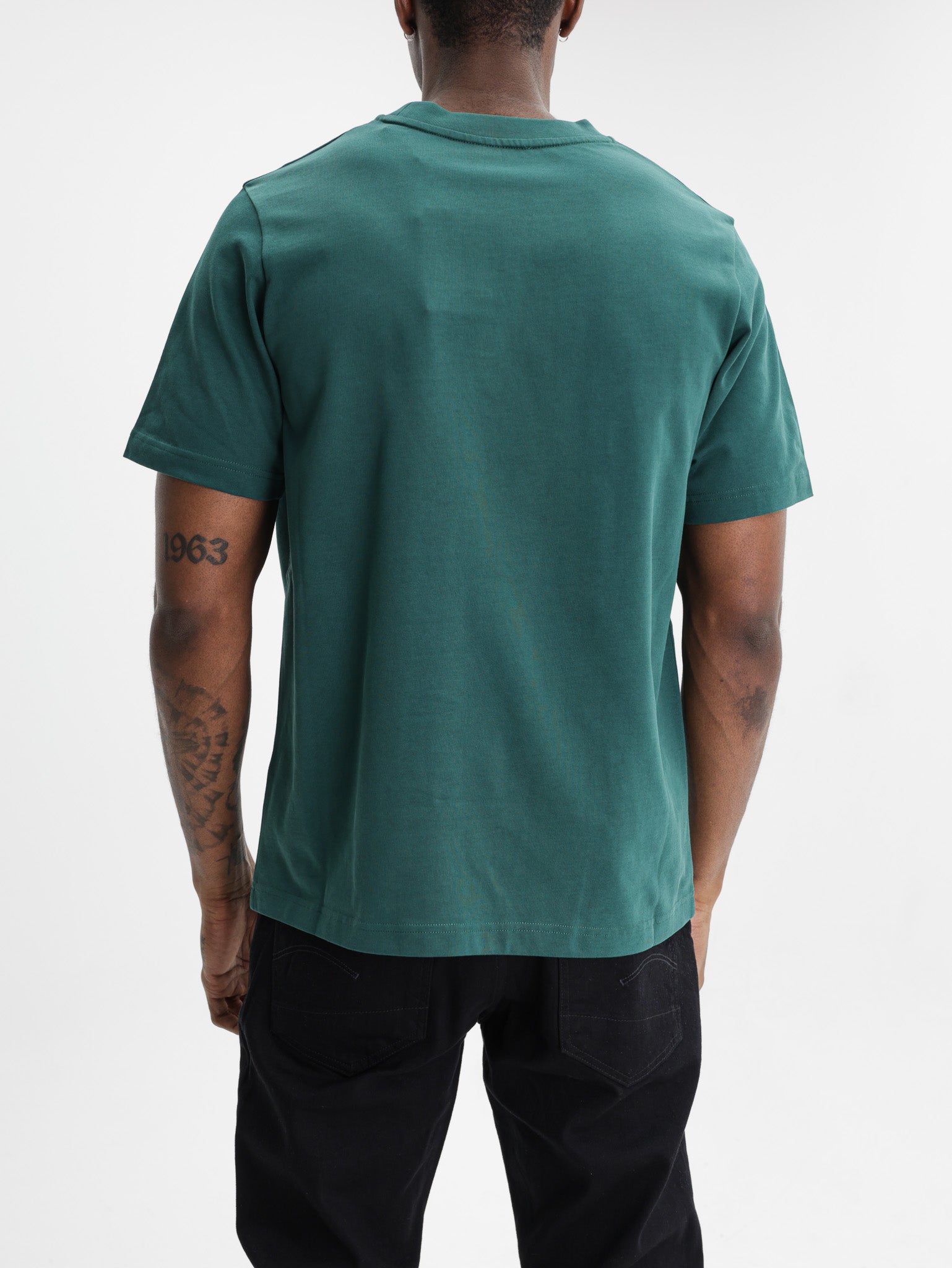 Casablanca Classic T-Shirt Casablanca Stacked Logo Green