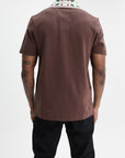 Casablanca Laurel Pique Golfer Brown