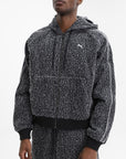 Puma Jacket T7 Hooded Track Grey-White
