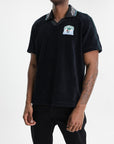 Casablanca Towelling Golfer Black