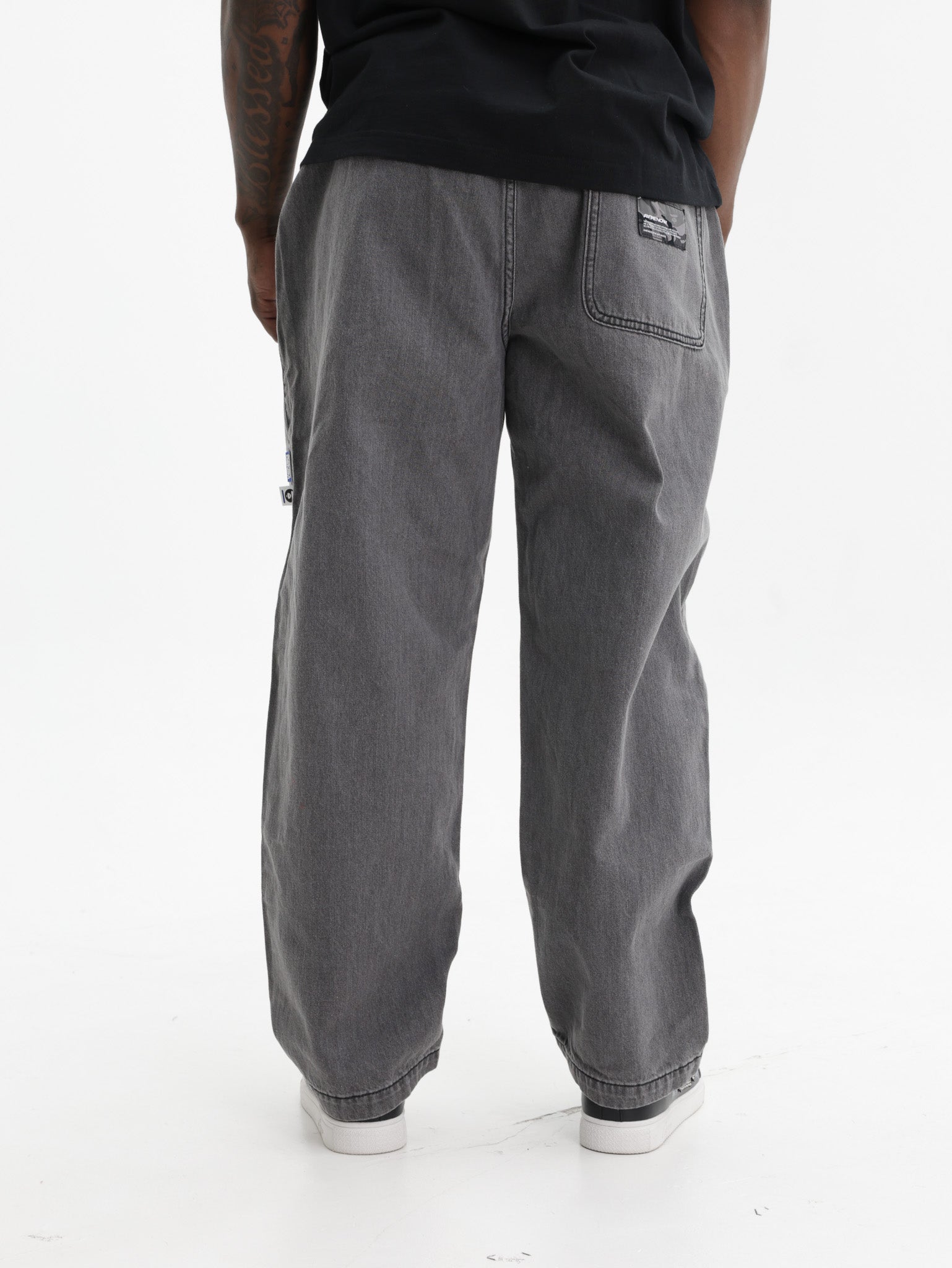 Aape Logo Jeans Grey