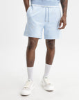Casablanca Applique Monogram Sweatshort Blue