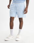 Casablanca Applique Monogram Sweatshort Blue