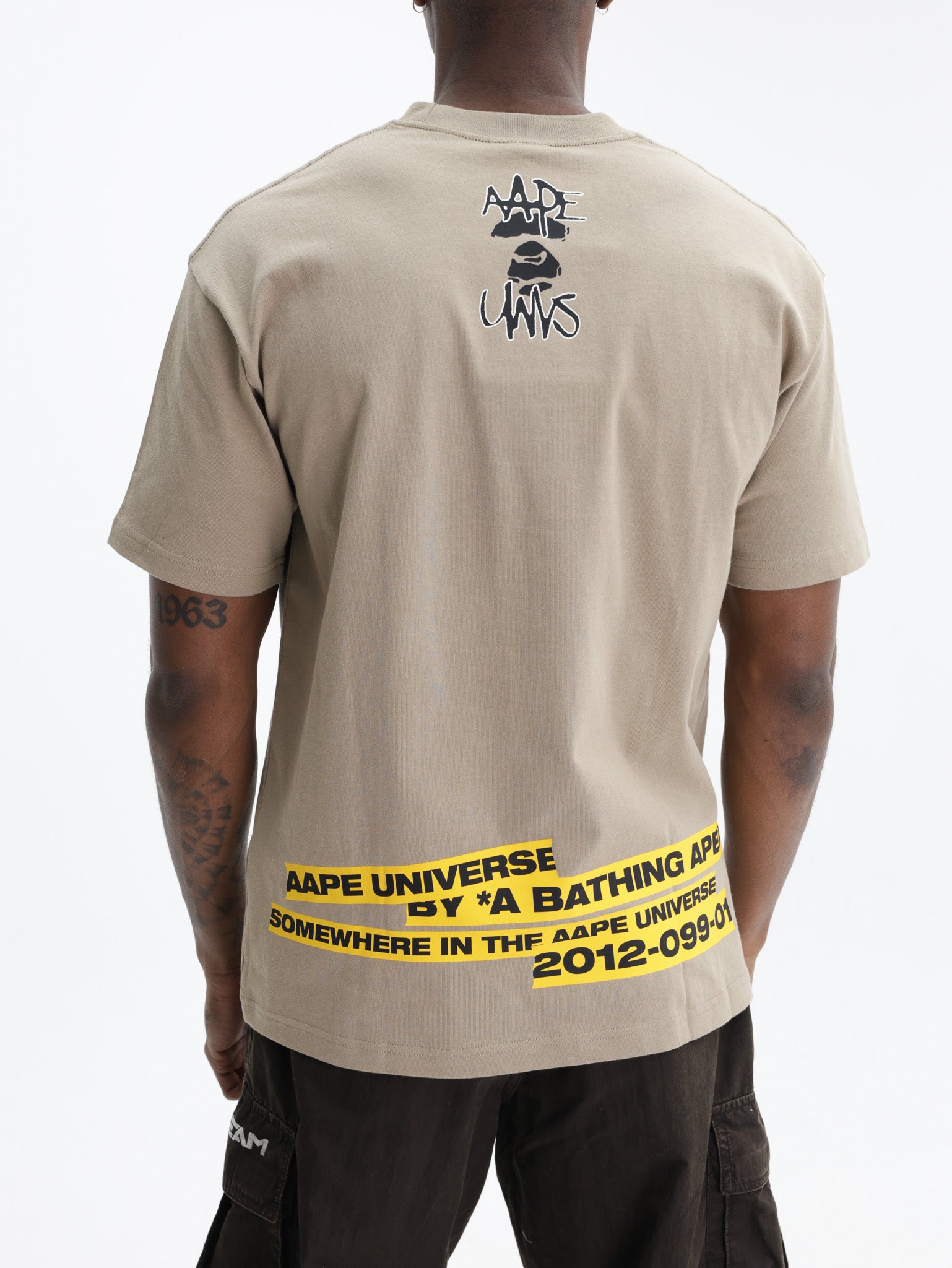 Aape Graphic Crew Beige