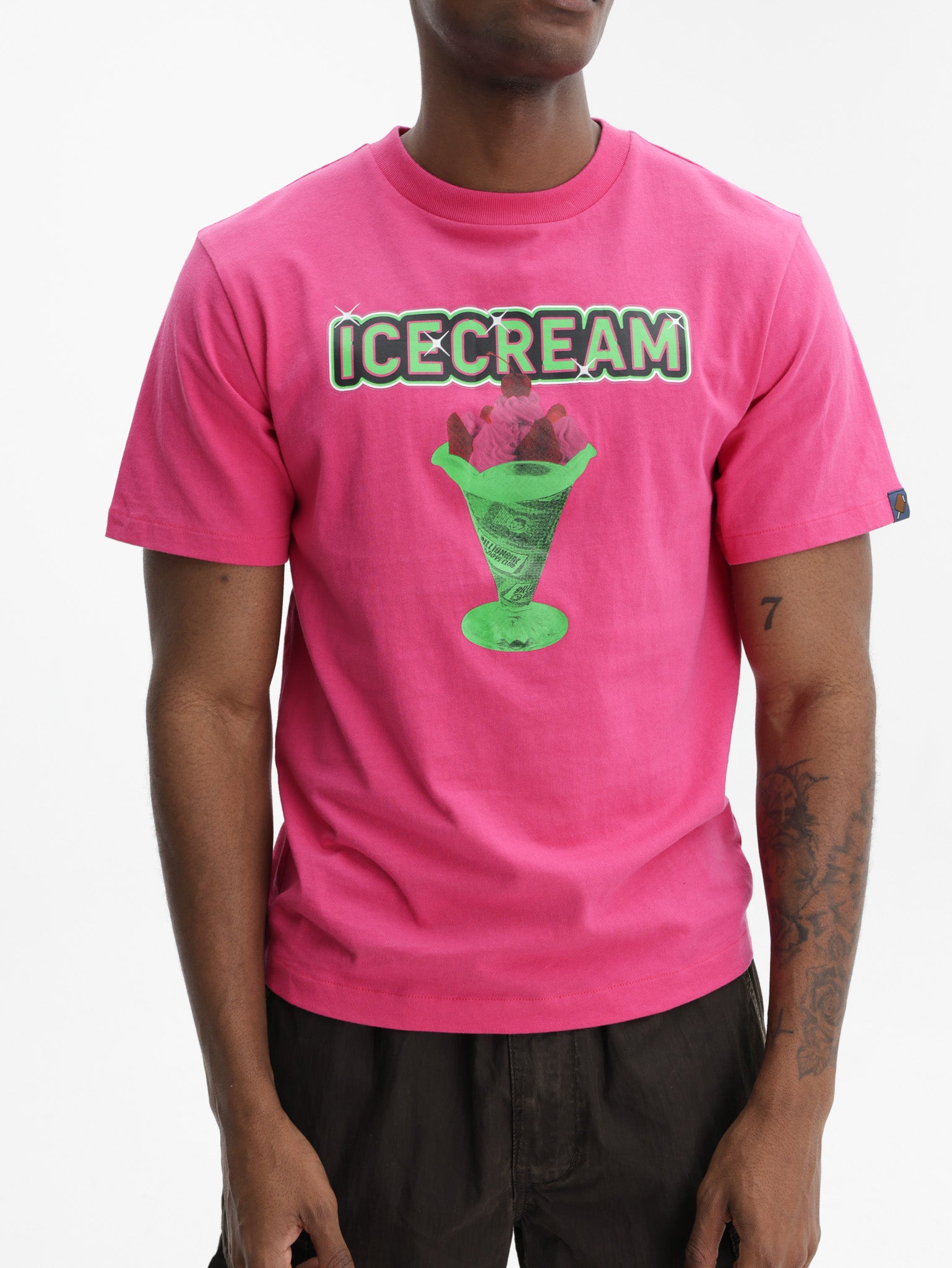 Ice Cream T-Shirt Logo Pink