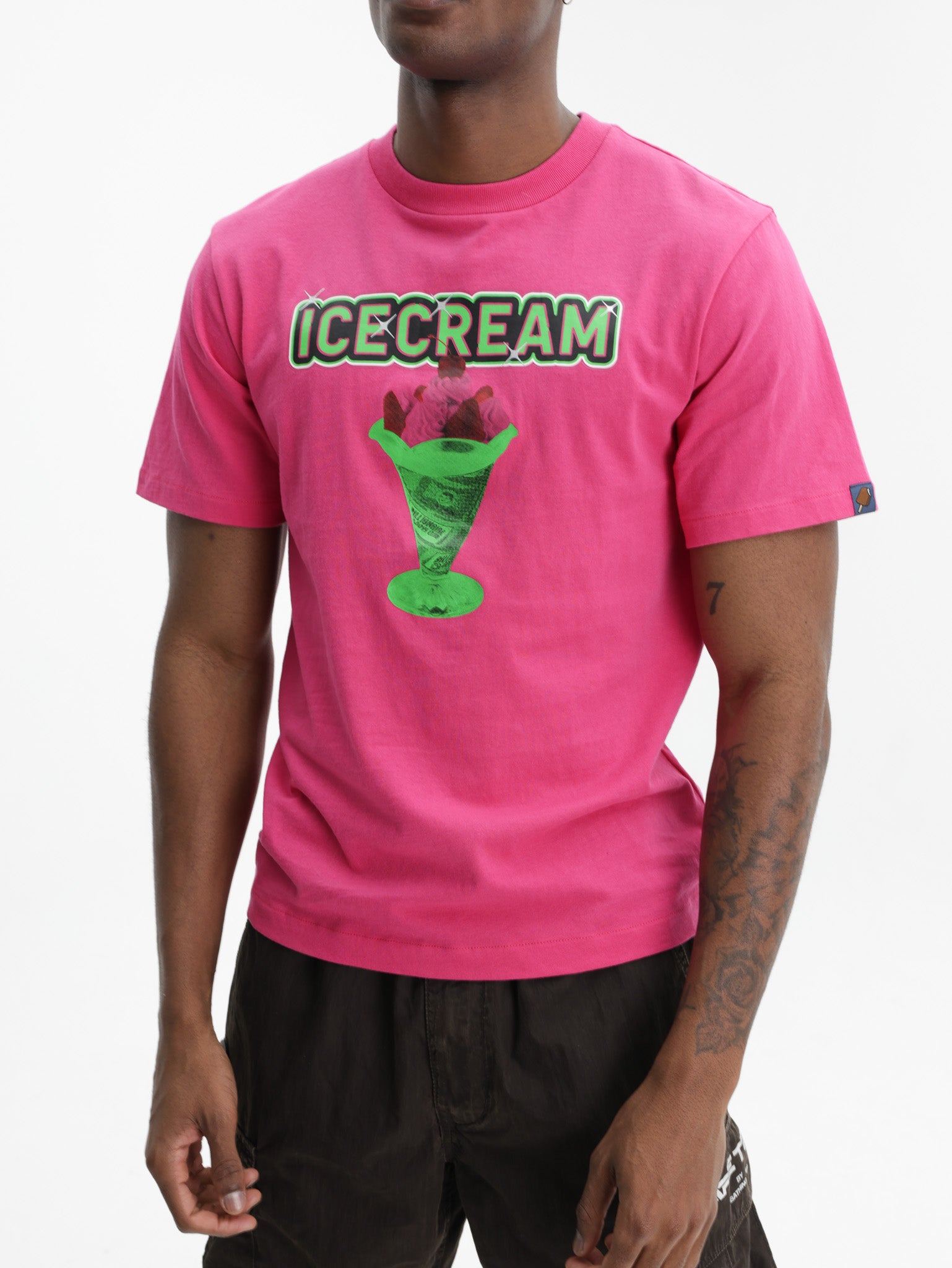 Ice Cream T-Shirt Logo Pink