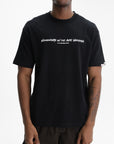 Aape Slogan Tee Black
