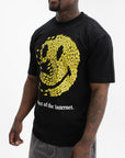 Market T-Shirt Smiley Product Of The Internet Black