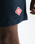 Casablanca Monogram Jacquard Swim Shorts Teal