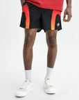 Casablanca Gradient Panel Jacquard Swim Shorts Red