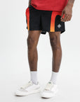 Casablanca Gradient Panel Jacquard Swim Shorts Red