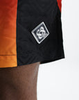 Casablanca Gradient Panel Jacquard Swim Shorts Red