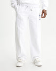 Casablanca Tennis Club Icon Pintuck Jogger Shorts White