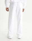Casablanca Tennis Club Icon Pintuck Jogger Shorts White