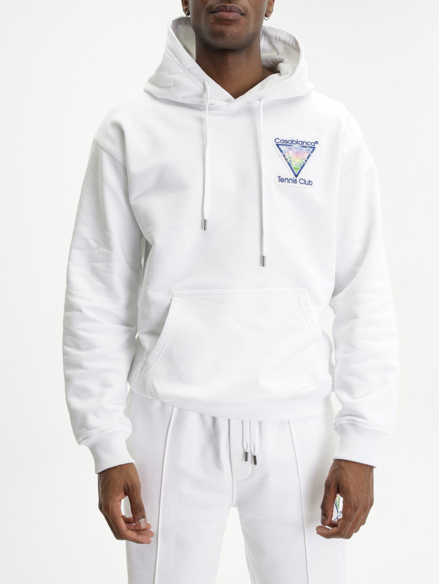 Casablanca Tennis Club Icon Classic Hoody White