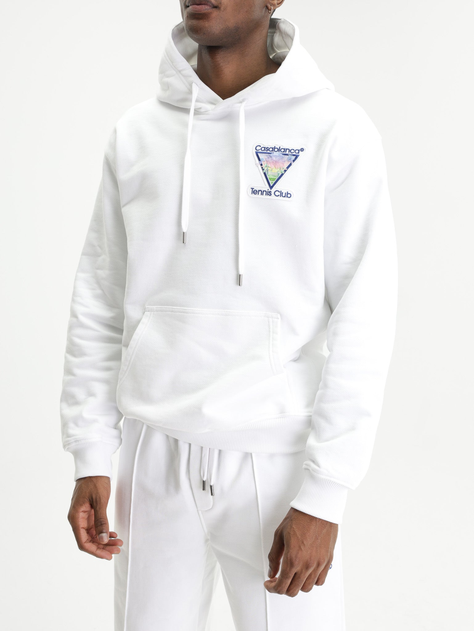 Casablanca Tennis Club Icon Classic Hoody White