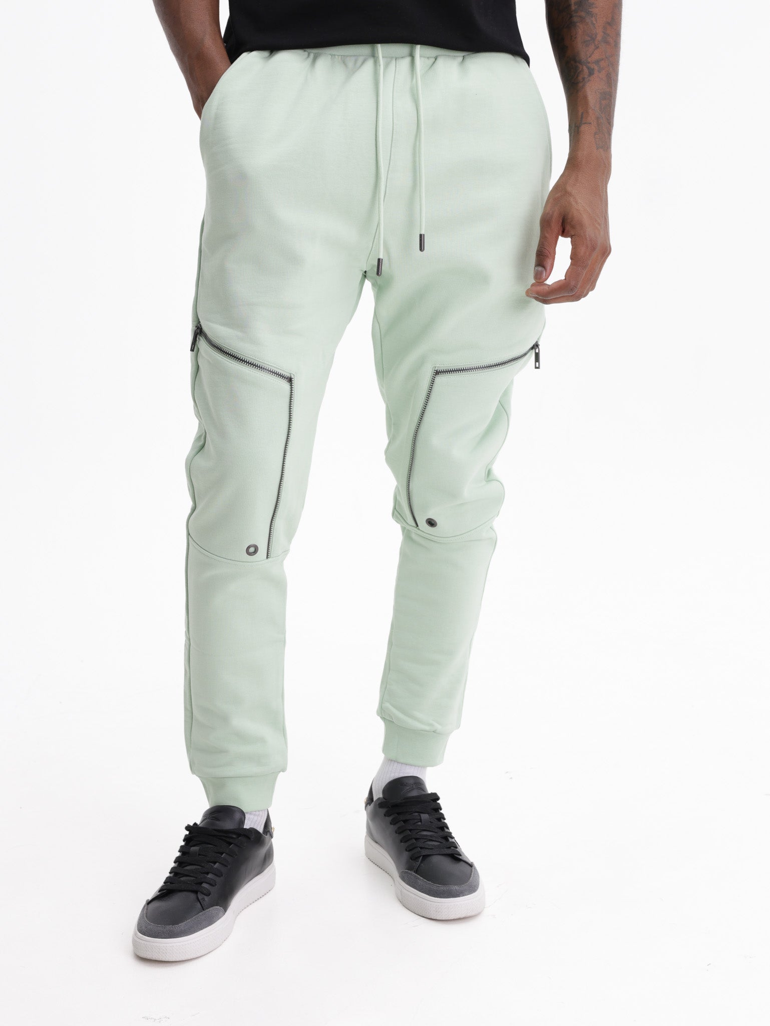 Capone Sweatpants Zipped Mint