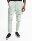 Capone Sweatpants Zipped Mint