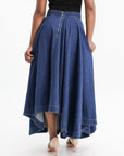 Givenchy Skirts Denim Ruffle Blue