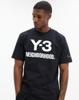 Y-3 T-Shirt NBHD Logo Black