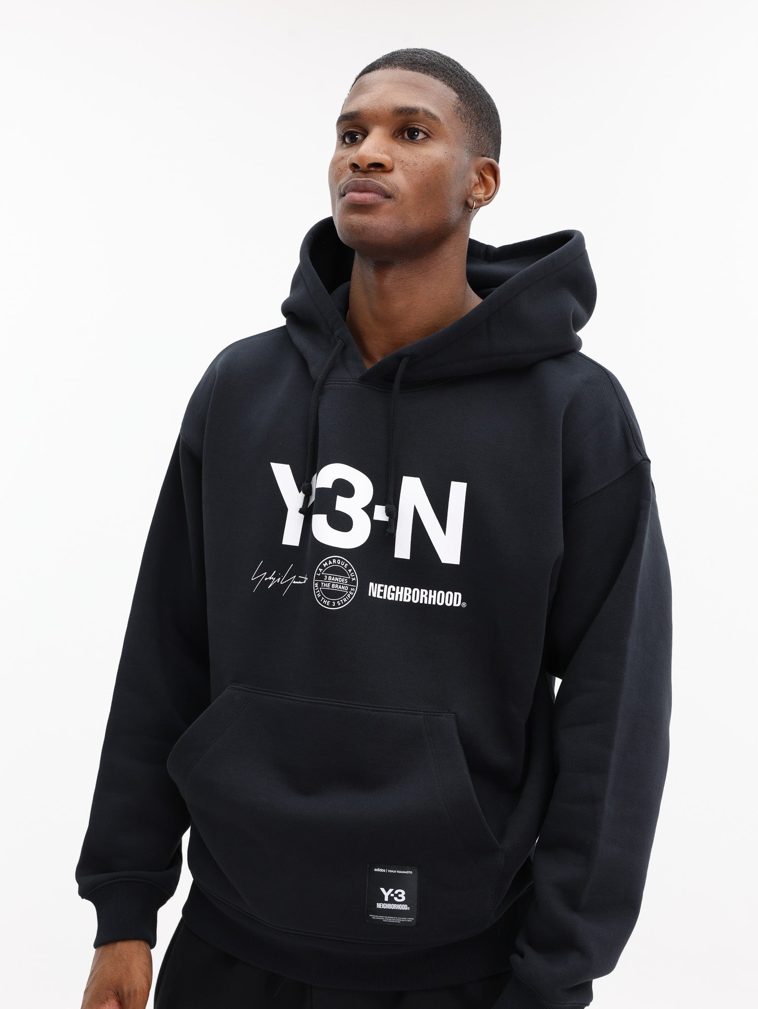 Y-3 フーディー Y-3 Hoodie NBHD GFX Black - AL Capone Premium