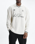 Les Deux Jersey Waffle Ls Football Ivory