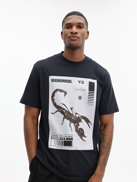 Y-3 T-Shirt NBHD GFX Scorpion Black - AL Capone Premium