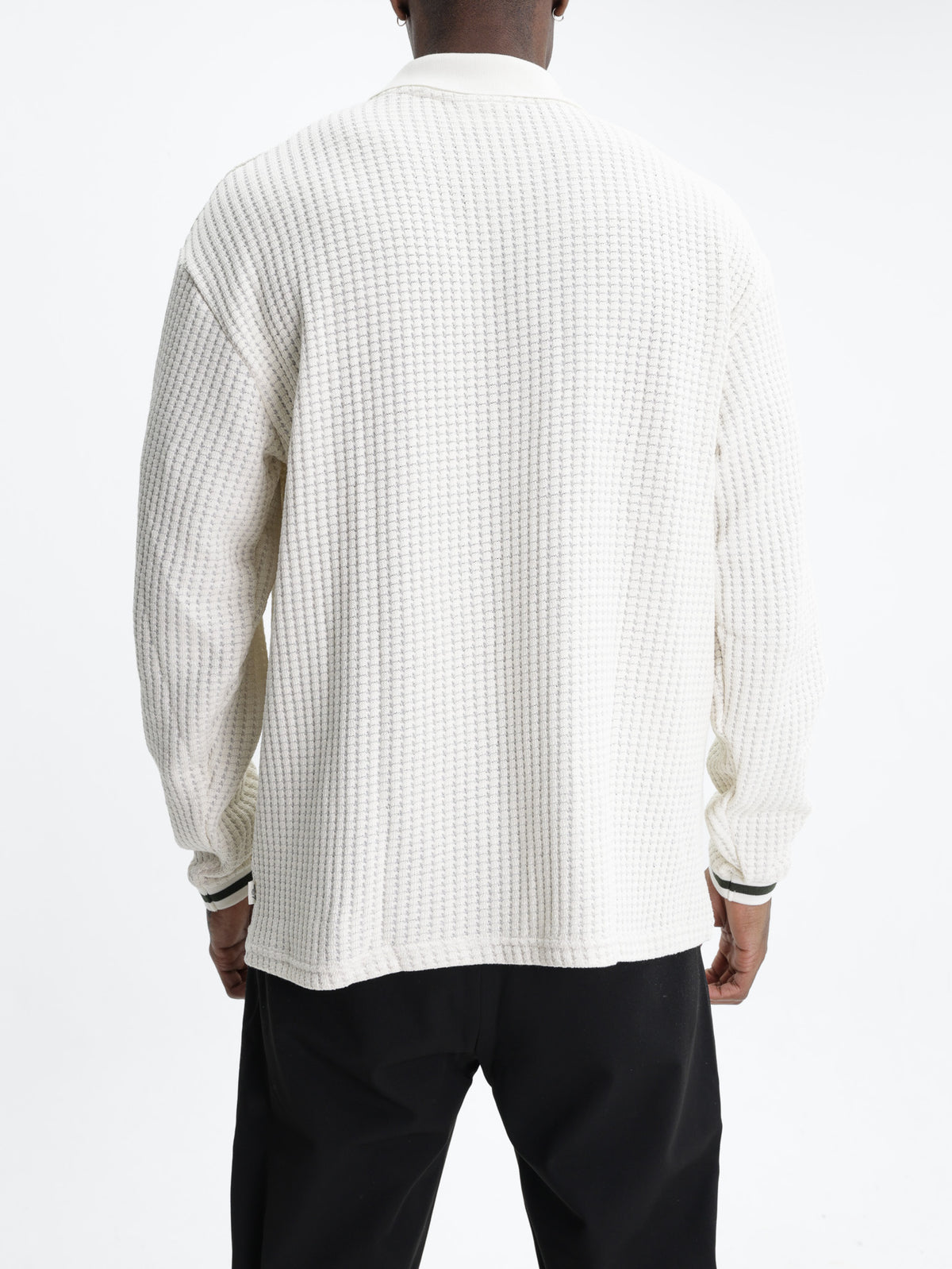 Les Deux Jersey Waffle Ls Football Ivory