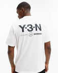 Y-3 T-Shirt NBHD GFX Butterfly Cloud White