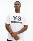Y-3 T-Shirt NBHD Logo Cloud White