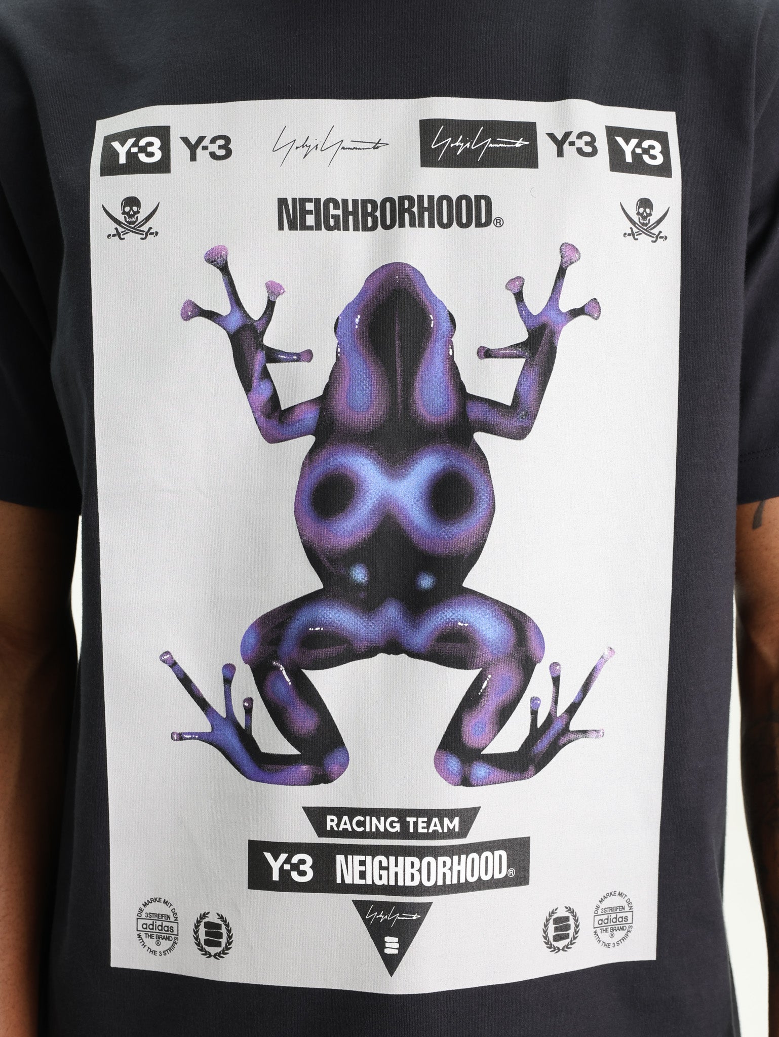 Y-3 T-Shirt NBHD GFX Frog Black - AL Capone Premium