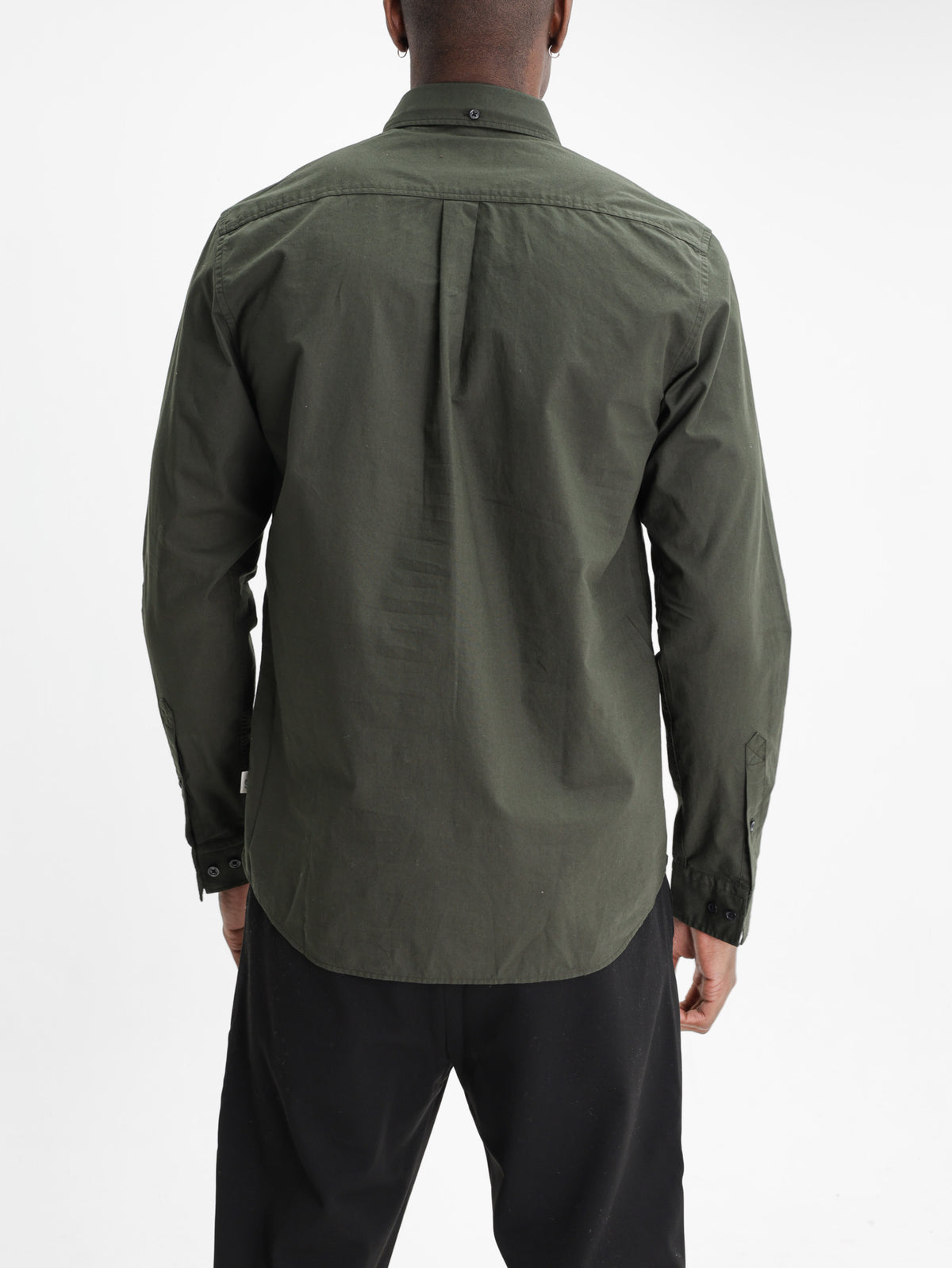 Les Deux Shirt Light Oxford Rosin Green