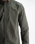 Les Deux Shirt Light Oxford Rosin Green