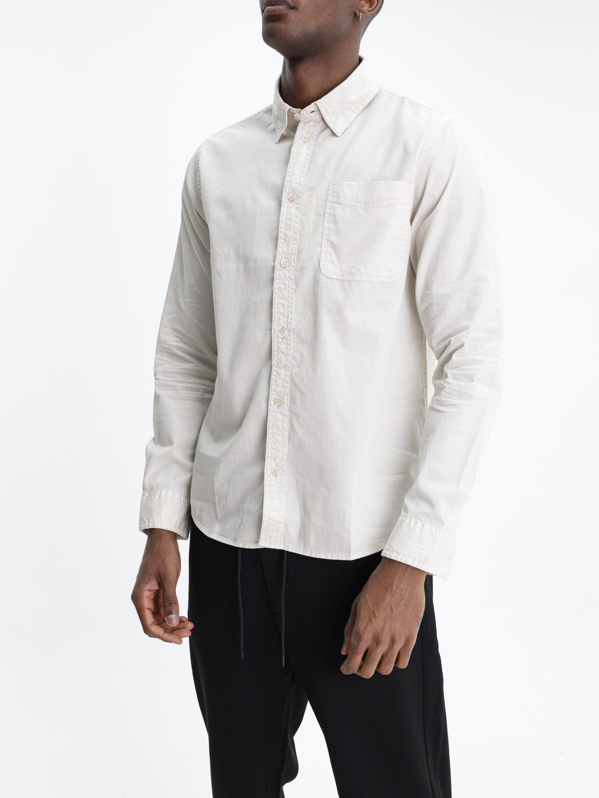 Les Deux Shirt Garment Dyed Ivory