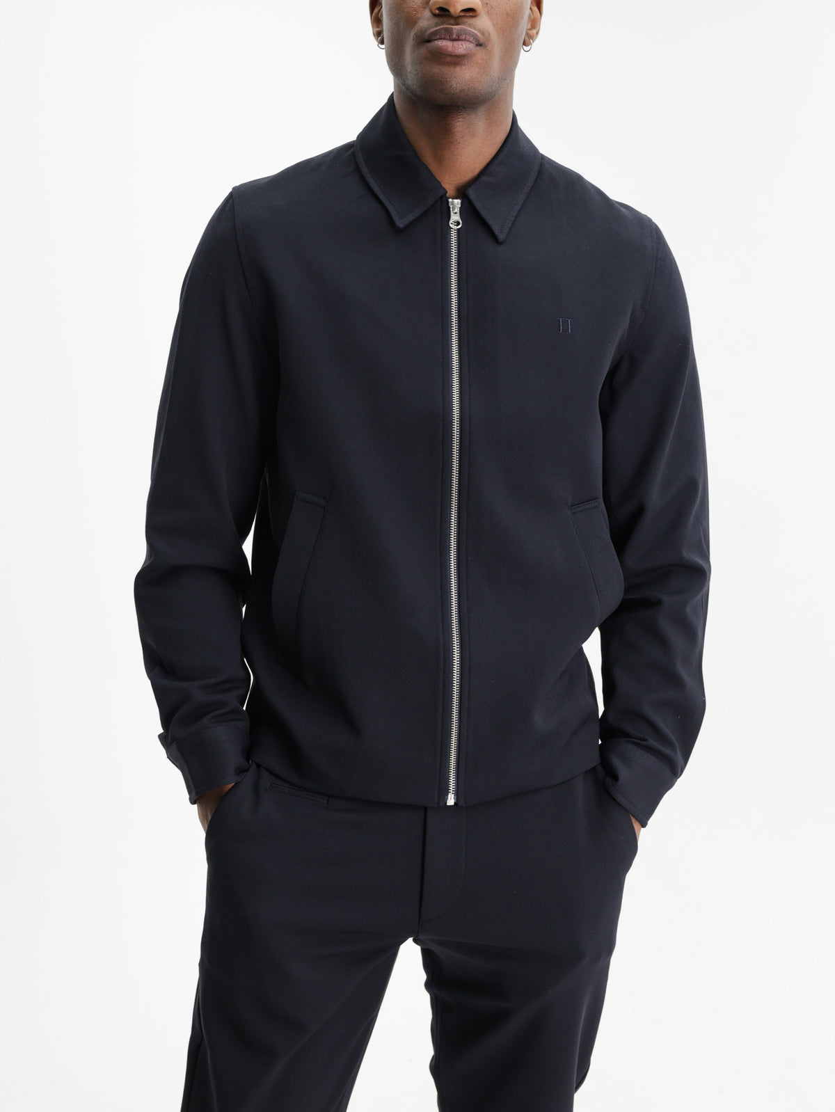 Les Deux Jacket Como Coach Navy