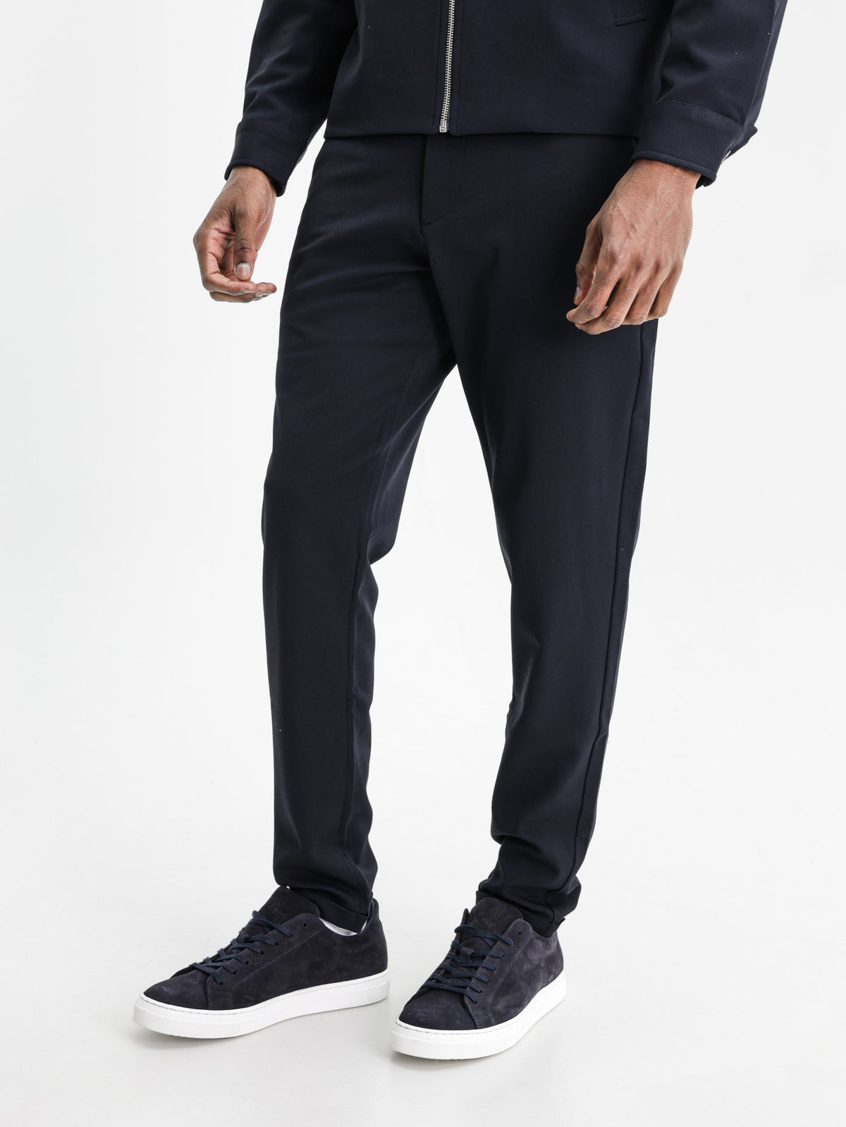 Les Deux Suit Pants Como Navy