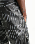 Comme Des Garcons Pants Side Full Zipped Button  Black-Grey