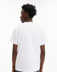 Comme Des Garcons T-Shirt Play Rhinestone Heart White